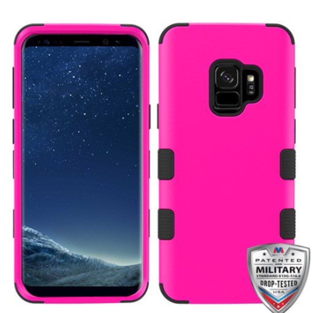 Mybat Tuff Hybrid Protector Cover For Samsung Galaxy S9 Light Pink/Gray